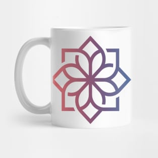 Abstract Floral Design Mug